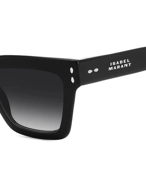 Isabel Marant Eyewear logo-print sunglasses - Black