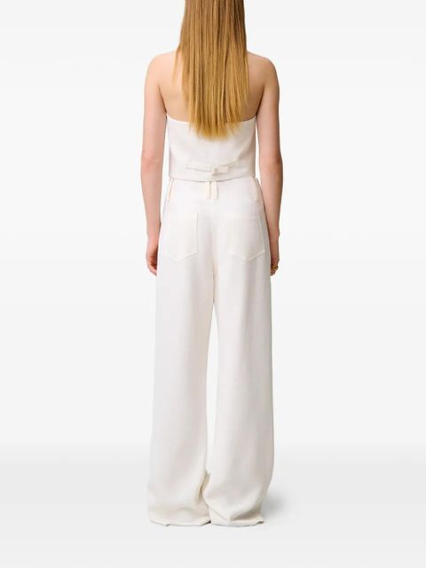 Claudie Pierlot button-fastening tailored trousers - Neutrals