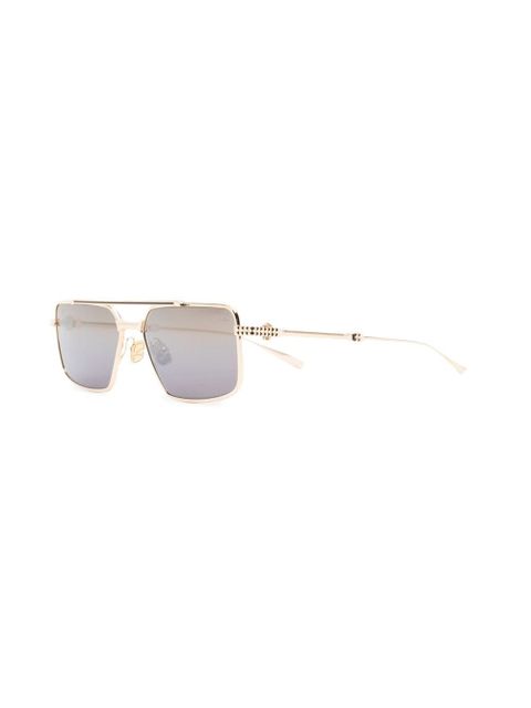 VALENTINO GARAVANI EYEWEAR Rockstud pilot-frame sunglasses - Gold - zdjęcie produktu nr 2