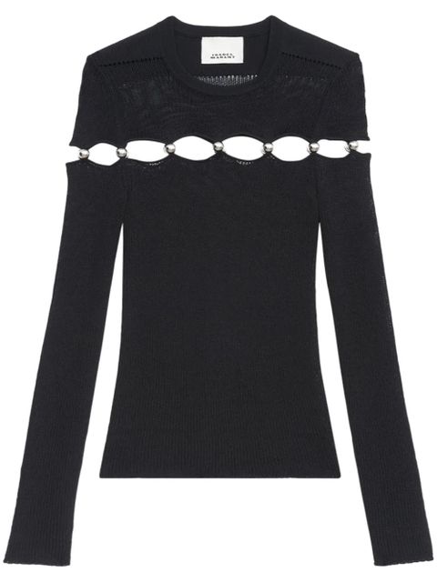 ISABEL MARANT Elsie top - Black - zdjęcie produktu nr 1