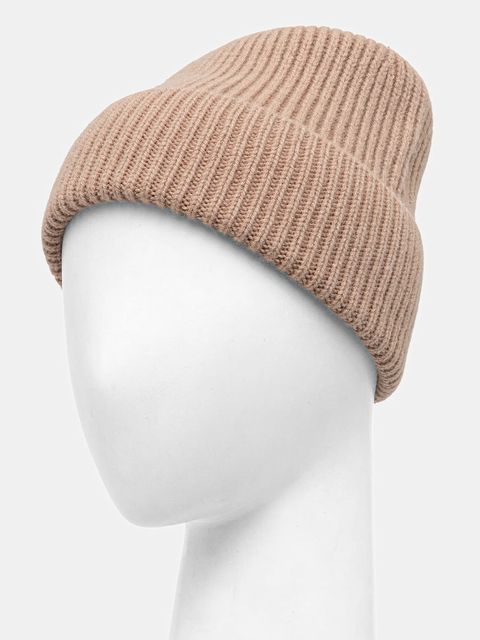 Answear.LAB czapka wełniana kolor beżowy