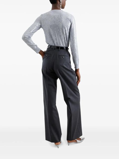 Dolce & Gabbana sequin knitted top - Grey