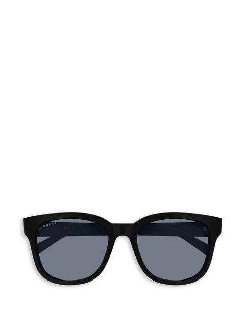 Gucci Eyewear oval-frame sunglasses - Black - zdjęcie produktu nr 1