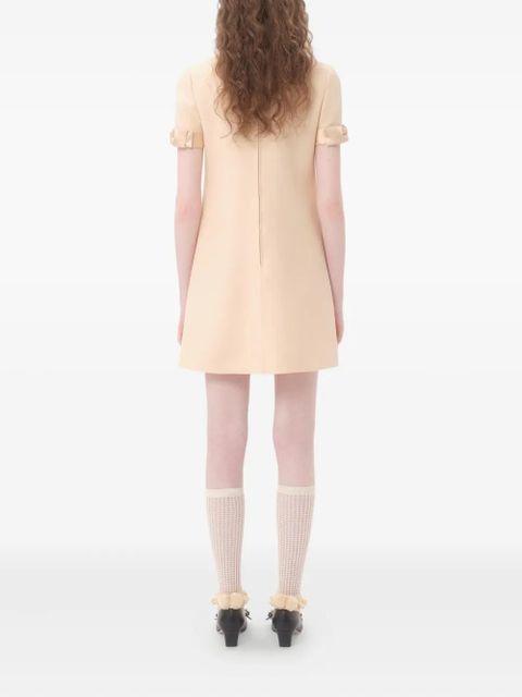 Valentino Garavani Crepe Couture mini dress - Neutrals