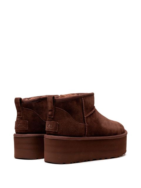 UGG Classic Ultra Mini Platform "Burnt Cedar" boots - Brown