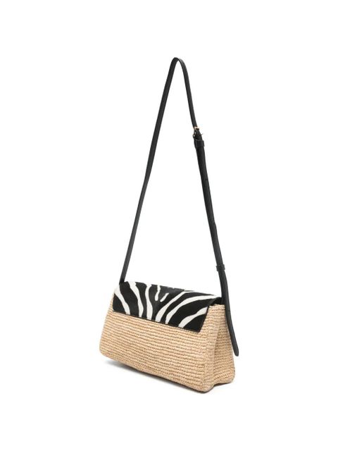 KHAITE Audrey zebra-print cross-body bag - Neutrals - zdjęcie produktu nr 2