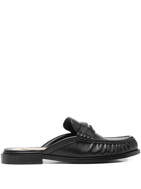 Burberry Cadet leather mules - Black - zdjęcie produktu nr 1