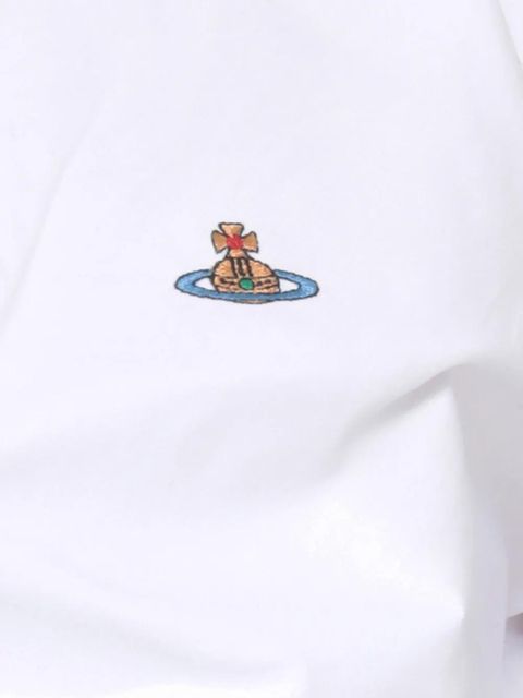 Vivienne Westwood asymmetric-collar shirt - White