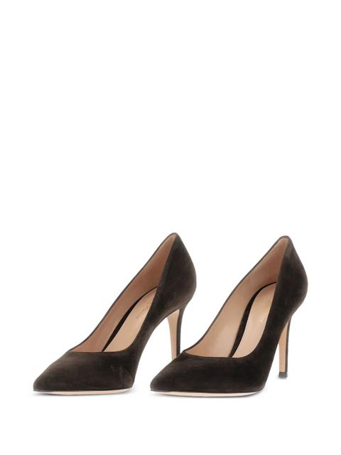 Gianvito Rossi Gianvito 85mm suede pumps - Brown - zdjęcie produktu nr 2