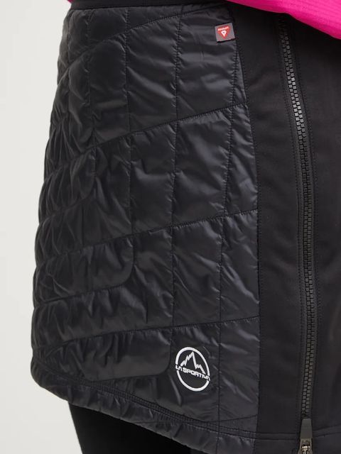 LA Sportiva spódnica sportowa Warm Up Primaloft kolor czarny mini prosta ZASM005