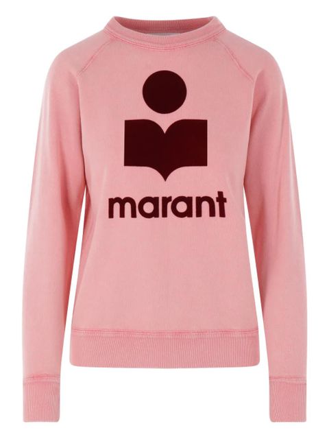 MARANT ÉTOILE Millyny logo-detail sweatshirt - Pink - zdjęcie produktu nr 1