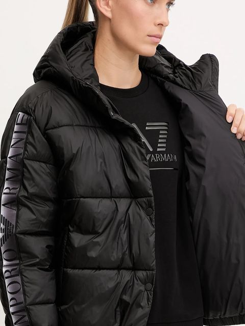 EA7 Emporio Armani kurtka kolor czarny zimowa AF16413.7W000681
