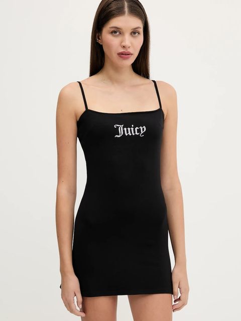 Juicy Couture sukienka HAYLEY MINI DRESS kolor czarny mini dopasowana JCWED225304 - zdjęcie produktu nr 1