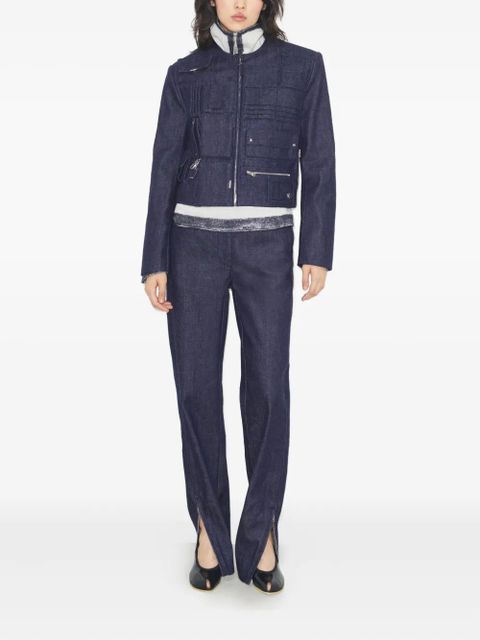 Tory Burch handbag pocket denim Jacket - Blue - zdjęcie produktu nr 2