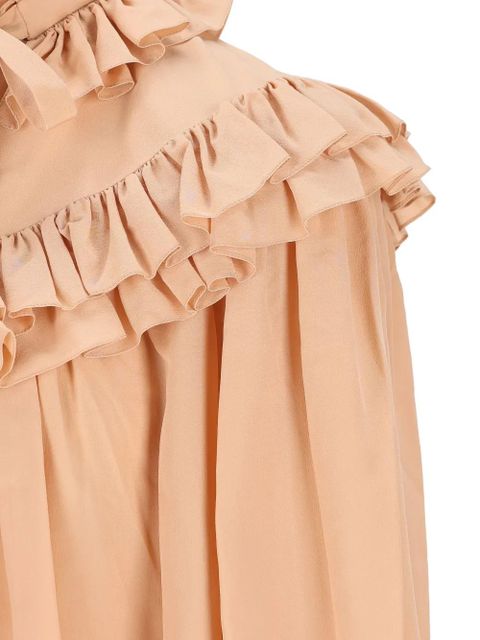 Chloé ruffled blouse - Brown - zdjęcie produktu nr 2