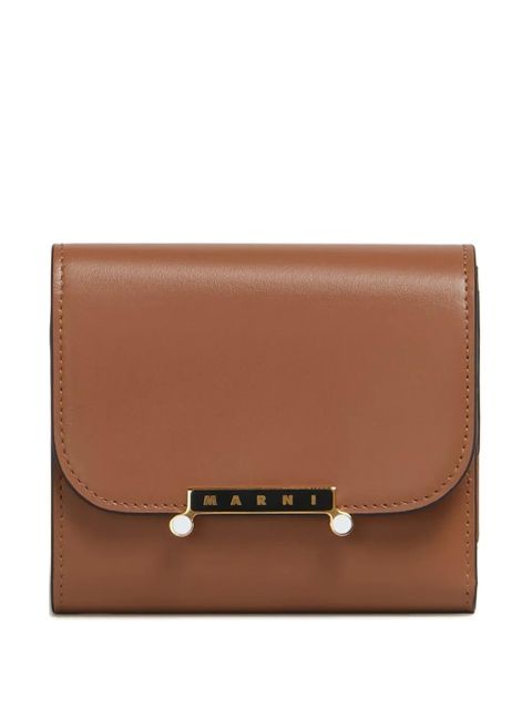 Marni leather wallet - Brown - zdjęcie produktu nr 1