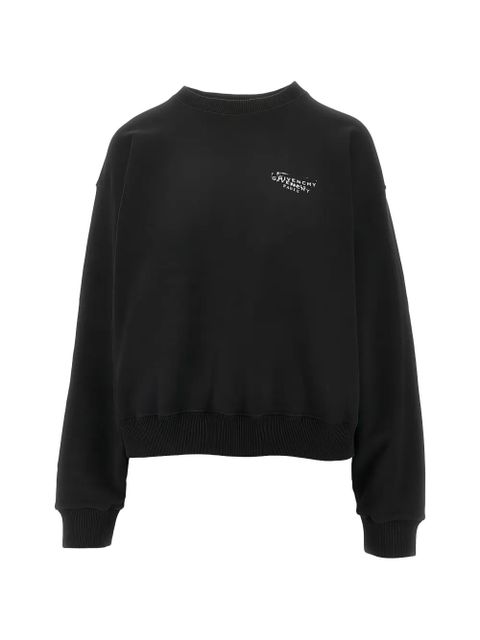 Givenchy Stamp-print crew-neck sweatshirt - Black - zdjęcie produktu nr 1
