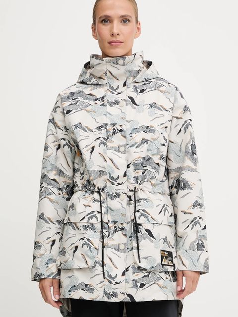 Columbia kurtka High Cascades Interchang kolor beżowy przejściowa oversize 2141501 - zdjęcie produktu nr 1