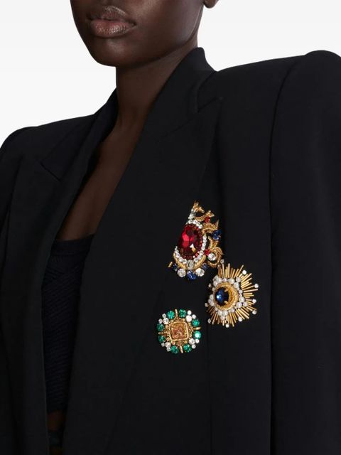 Balmain embroidered jacket - Black