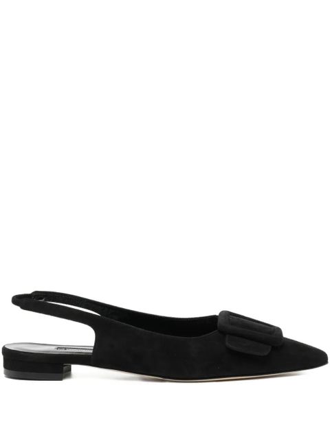 Manolo Blahnik buckle slingback pumps - Black - zdjęcie produktu nr 1