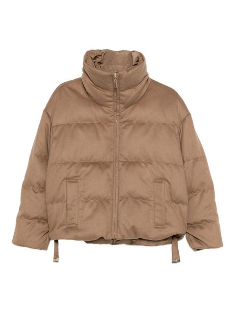 Max Mara zip-up puffer jacket - Brown - zdjęcie produktu nr 1