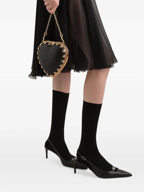 Dolce & Gabbana heart-shape clutch bag - Black - zdjęcie produktu nr 1