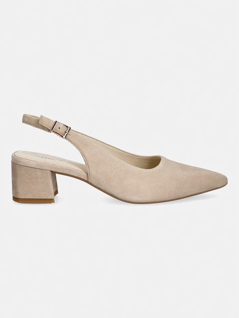 Vagabond Shoemakers czółenka z odkrytą piętą nubukowe MARTA - zdjęcie produktu nr 1