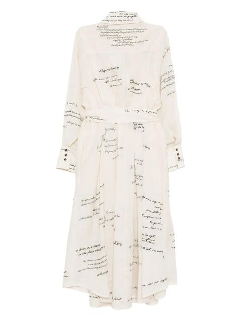 ZIMMERMANN Dream shirt dress - Neutrals