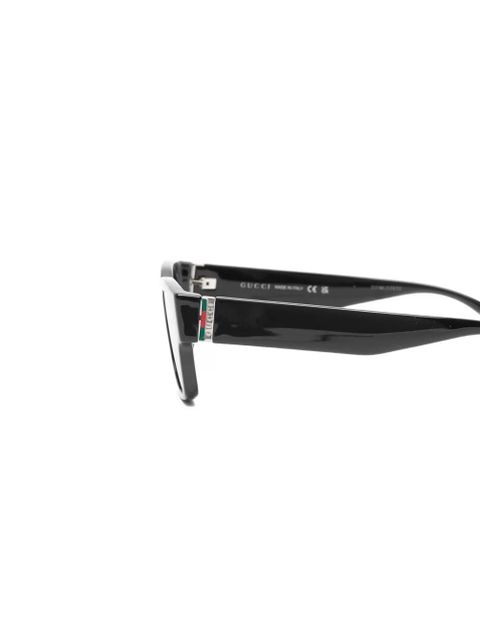 Gucci Eyewear rectangle-frame sunglasses - Black