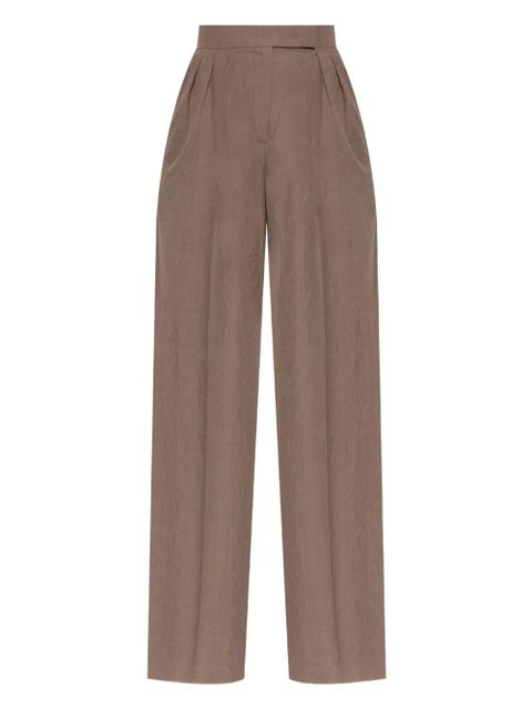 Max Mara pleated trousers - Brown - zdjęcie produktu nr 1