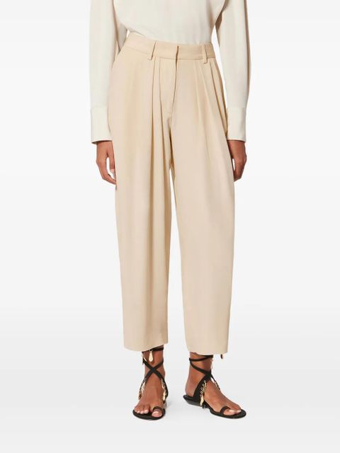 ISABEL MARANT Janice pleated trousers - Neutrals