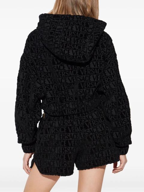 Versace I Love Baroque cropped hoodie - Black - zdjęcie produktu nr 2