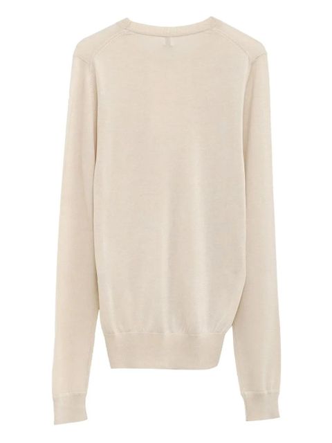 TOTEME knitted crew-neck jumper - Neutrals - zdjęcie produktu nr 2