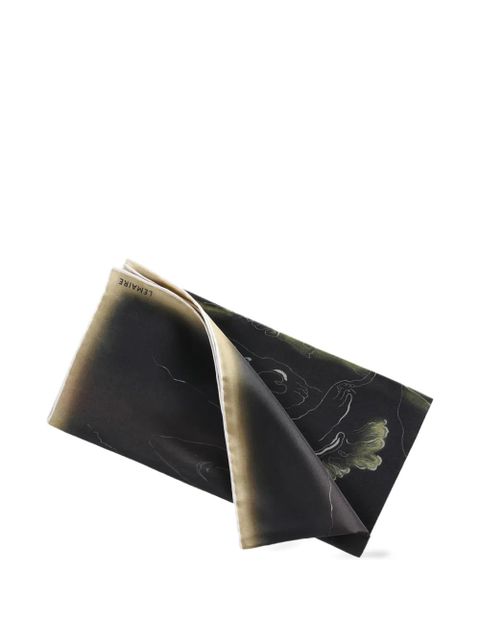 LEMAIRE logo-print scarf - Black - zdjęcie produktu nr 2