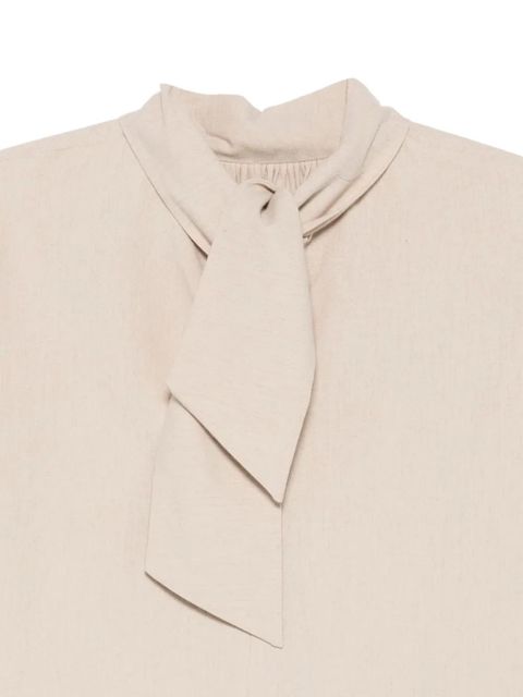 Alysi long sleeve blouse - Neutrals
