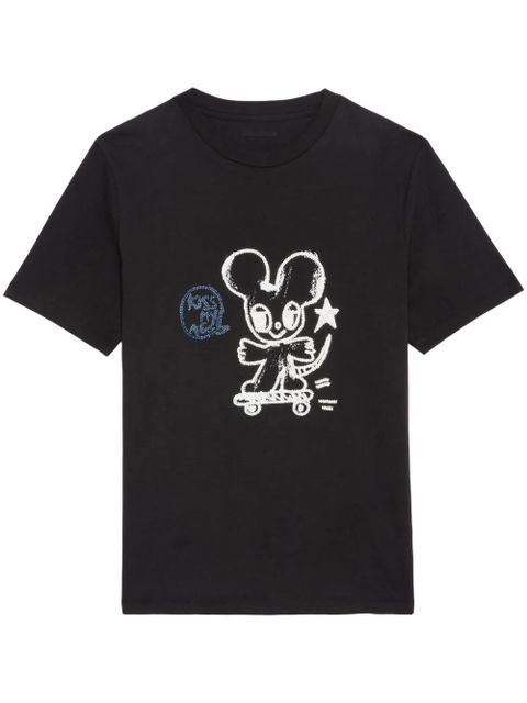 Zadig&Voltaire Edwin Happy Mouse t-shirt - Black - zdjęcie produktu nr 1