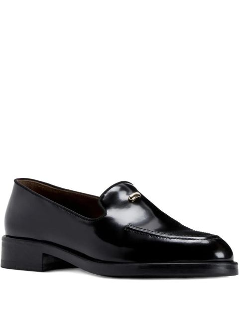 Giuseppe Zanotti Dories leather-upper loafers - Black - zdjęcie produktu nr 1