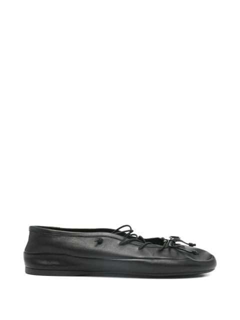 Miu Miu tie ballet flats - Black - zdjęcie produktu nr 1