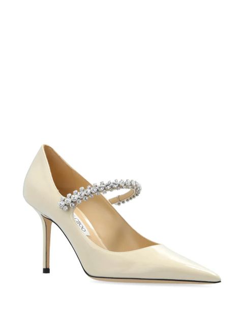 Jimmy Choo 85mm Bing leather pumps - Neutrals - zdjęcie produktu nr 2