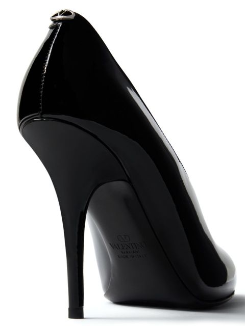 Valentino Garavani 105mm Le Salon patent pumps - Black
