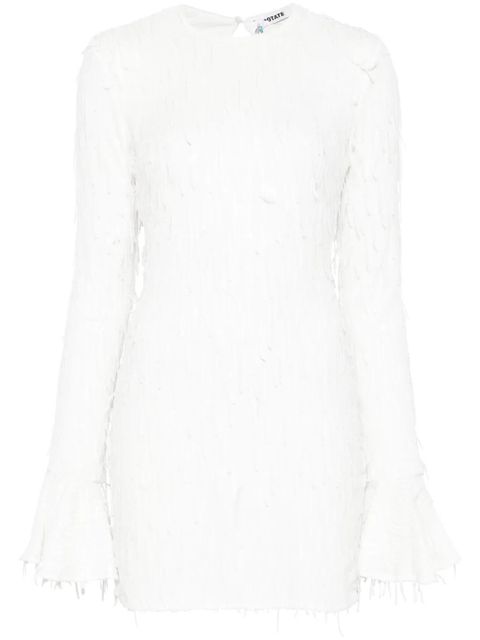 ROTATE BIRGER CHRISTENSEN open-back mini dress - White - zdjęcie produktu nr 1