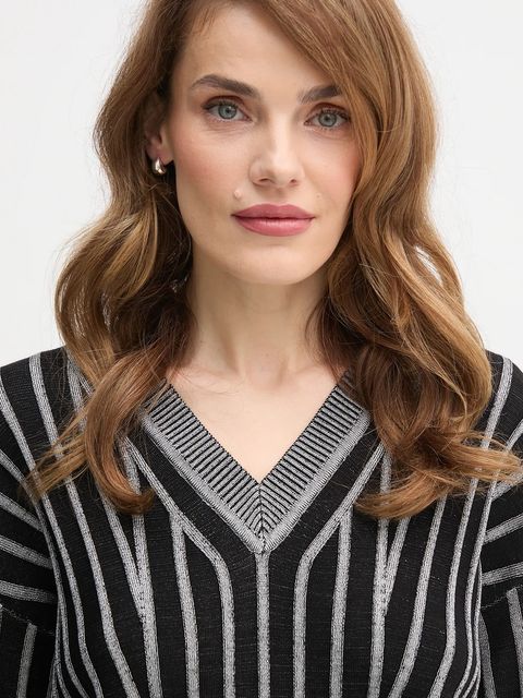 Dkny sweter SWEATERS damski kolor czarny lekki P5MSDZ52