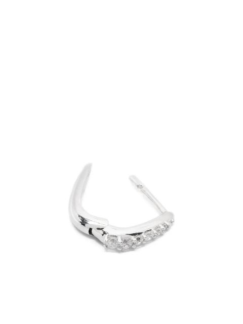 Missoma claw-huggies earrings - Silver - zdjęcie produktu nr 2