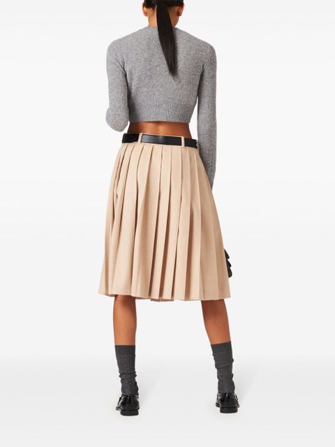 Miu Miu Wool and cashmere sweater - Grey