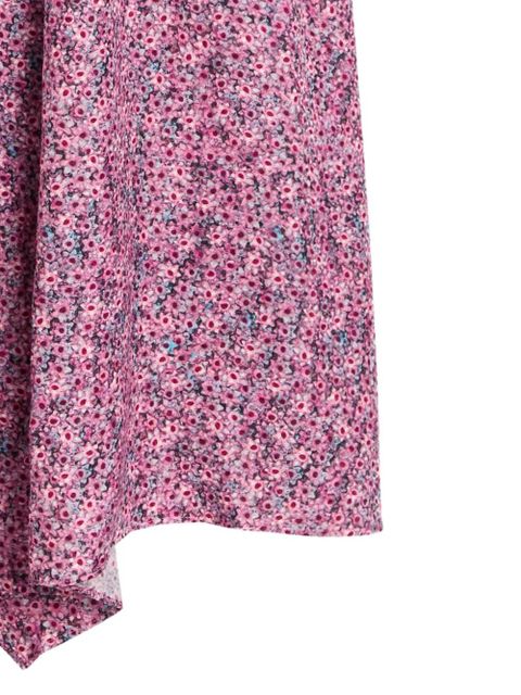ISABEL MARANT Cacia floral-print asymmetric midi skirt - Pink - zdjęcie produktu nr 2