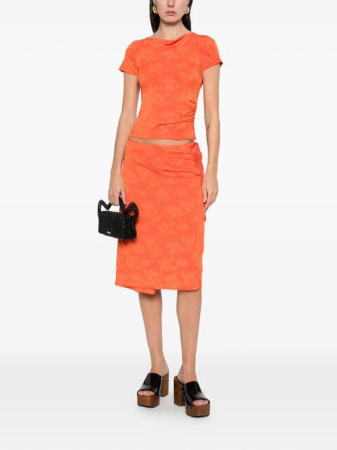 SIR. Blanca T-shirt - Orange - zdjęcie produktu nr 2