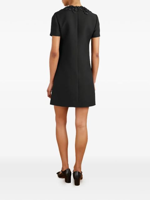 Valentino Garavani floral mini dress - Black
