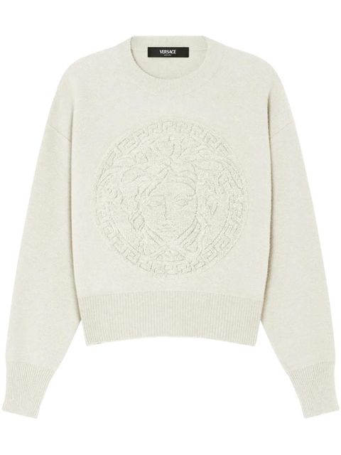 Versace Medusa towel sweater - White - zdjęcie produktu nr 1