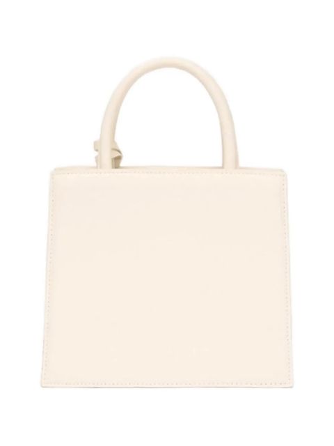 MC2 Saint Barth top-handle charm leather tote bag - Neutrals