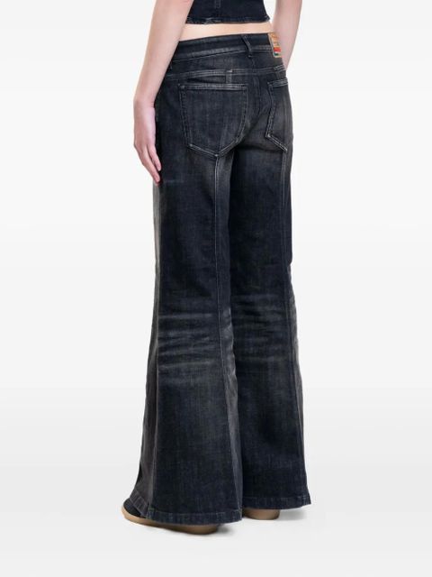 Diesel wide-leg high-waisted jeans - Black - zdjęcie produktu nr 2